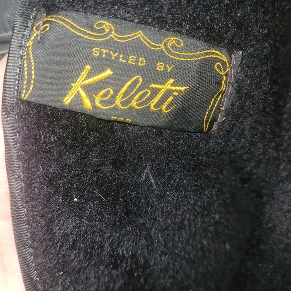 Vintage Grey Leather Mid-length Belted Trench Coat - Picture 9 of 10